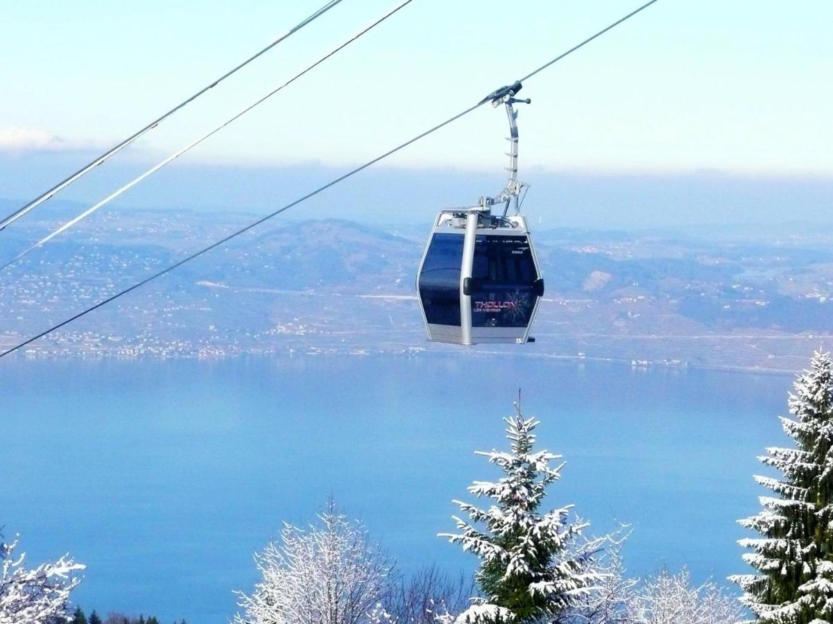 Appartement Confortable A Thollon-Les-Memises Avec Vue Екстер'єр фото